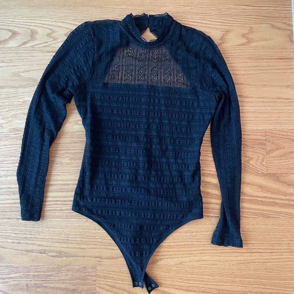 Abercrombie Backless Lace Bodysuit